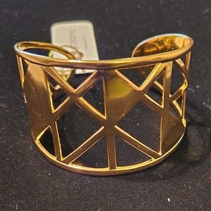 Gorjana wide cut out cuff bracelet